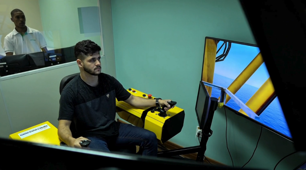 simulador de guindastes